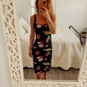 90s/00s BETSEY JOHNSON lace-up dress